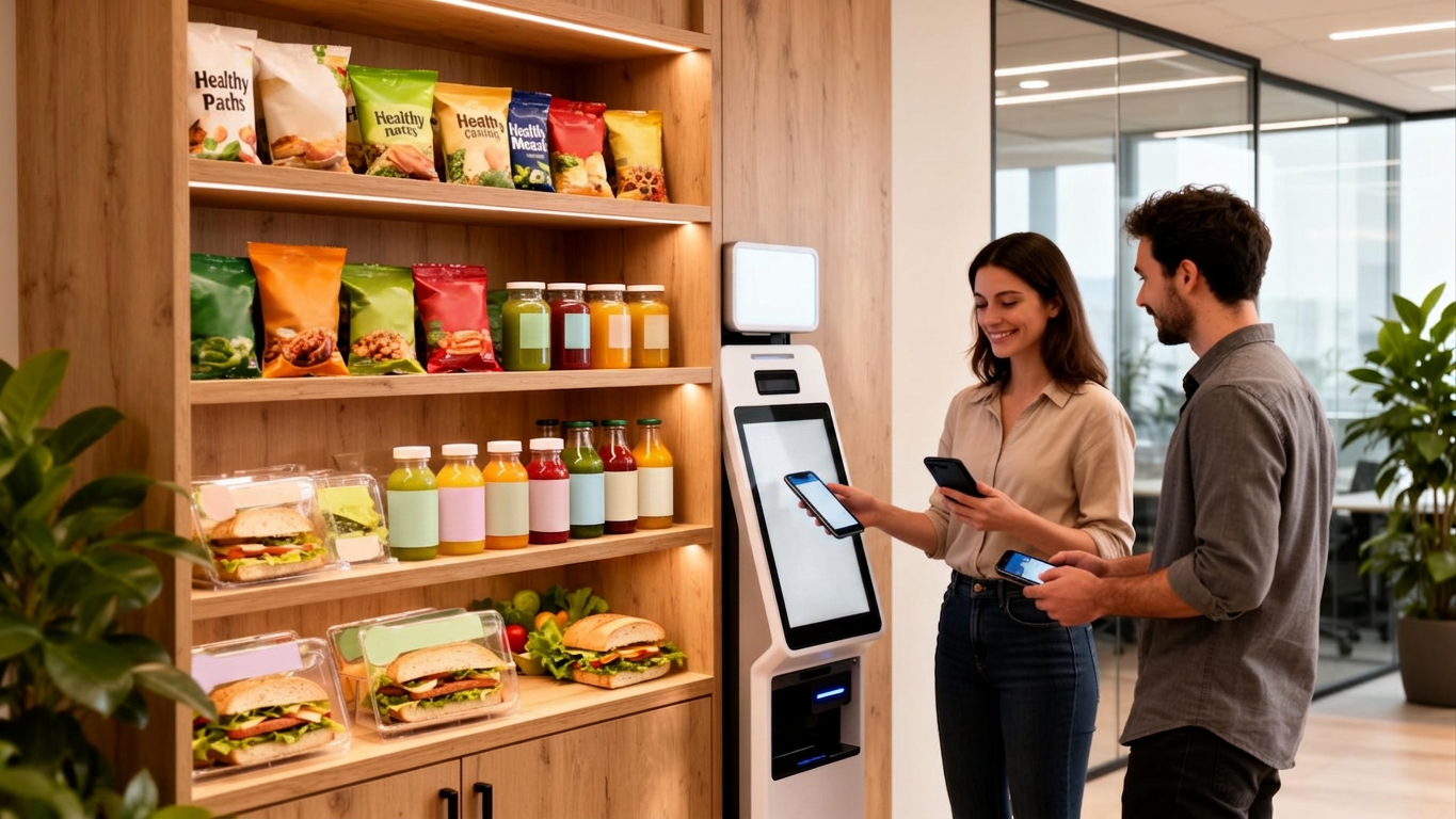 Supérette autonome en entreprise
